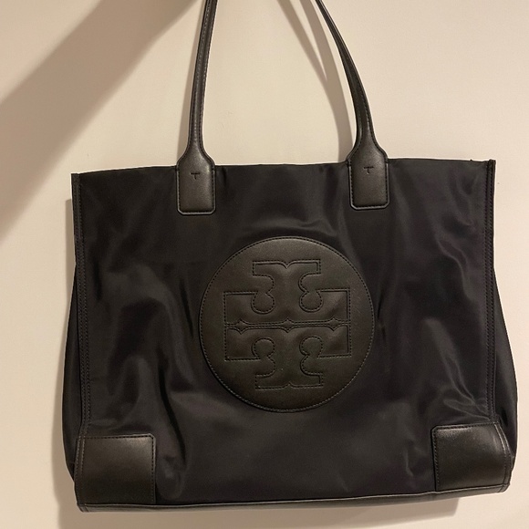 Tory Burch Handbags - Tory Burch Black Ella Nylon Bag